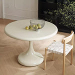 Casaconer | ダイニングテーブル・丸食卓・白・黒・2色・FRP素材・2人/4人掛け・高さ75cm・おしゃれ