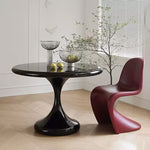 Casaconer | ダイニングテーブル・丸食卓・白・黒・2色・FRP素材・2人/4人掛け・高さ75cm・おしゃれ