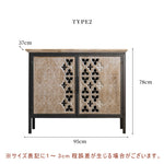 Casaconer | チェスト・おしゃれ・北欧・リビング・収納・収納棚・リビングボード・収納ボックス・収納ケース・オフィス・幅95・高さ78