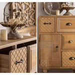 Casaconer | チェスト・おしゃれ・北欧・リビング・収納・収納棚・リビングボード・収納ボックス・収納ケース・オフィス・幅74・高さ96