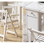 Casaconer | ダイニングテーブル・折りたたみ・4人・6人・折りたたみ・折り畳み・セラミック天板・テーブルのみ・ダイニング・幅150・シンプル・4人掛け用・6人掛け用・おしゃれ・食卓・北欧・アンティーク風・カフェ風・テーブル単品/5点セット