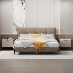 ナイトテーブル おしゃれ 北欧 サイドテーブル ベッド ソファサイド ベッドサイド 幅40/50 puレザー セラミック天板 収納 引き出し コンパクト 小物収納 寝室 リビング 引出しタイプ 省スペース