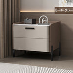 ナイトテーブル おしゃれ 北欧 サイドテーブル ベッド ソファサイド ベッドサイド 幅40/50 puレザー セラミック天板 収納 引き出し コンパクト 小物収納 寝室 リビング 引出しタイプ 省スペース