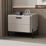 ナイトテーブル おしゃれ 北欧 サイドテーブル ベッド ソファサイド ベッドサイド 幅40/50 puレザー セラミック天板 収納 引き出し コンパクト 小物収納 寝室 リビング 引出しタイプ 省スペース