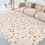 カーペット 洗える おしゃれ 洗濯機 オールシーズン対応 滑り止め ラグ マット ラグマット 160×230 200×300 3畳 北欧デザイン ラグマット 絨毯 リビング 寝室 子供部屋 床暖房対応 室内用長方形