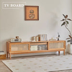 Casaconer | テレビ台・木製・天然木・おしゃれ・モダン・北欧・韓国・ナチュラル・リビング収納・収納・収納棚・リビング・180・奥行き40