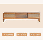 Casaconer | テレビ台・木製・天然木・おしゃれ・モダン・北欧・韓国・ナチュラル・リビング収納・収納・収納棚・リビング・180・奥行き40