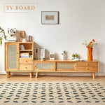 Casaconer | テレビ台・木製・天然木・おしゃれ・モダン・北欧・韓国・ナチュラル・リビング収納・収納・収納棚・リビング・180・奥行き35
