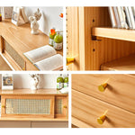 Casaconer | テレビ台・木製・天然木・おしゃれ・モダン・北欧・韓国・ナチュラル・リビング収納・収納・収納棚・リビング・180・奥行き35