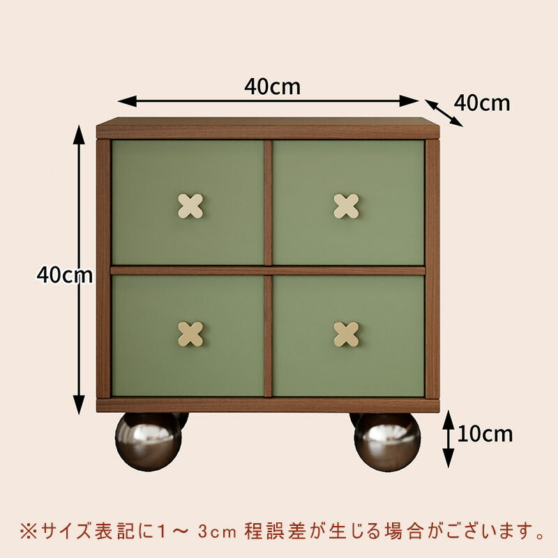 ナイトテーブル サイドテーブル 引出 ほぼ完成品 幅40cmラグジュアリー 高級感 レザー風 合成皮革 お手入れ簡単 インテリア 家具 おしゃれ 北欧 モダン 一人暮らし リビング かわいい 韓国風 グリーン ブラウン