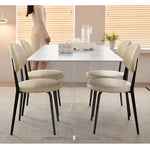 Casaconer | ダイニングテーブル・セラミック天板・北欧・リビングテーブル・140・幅140・160・180・4人掛け・6人掛け