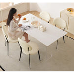 Casaconer | ダイニングテーブル・セラミック天板・北欧・リビングテーブル・140・幅140・160・180・4人掛け・6人掛け