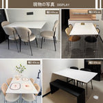 Casaconer | ダイニングテーブル・セラミック天板・北欧・リビングテーブル・140・幅140・160・180・4人掛け・6人掛け