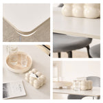 Casaconer | ダイニングテーブル・セラミック天板・北欧・リビングテーブル・140・幅140・160・180・4人掛け・6人掛け