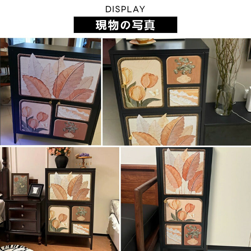 キャビネット サイドボード リビングボード 幅40/60/80cm チェスト 収納棚 スリム リビング 収納 ローボード おしゃれ 扉付き 脚付き 大容量 タンス ラック シンプル 電話台 一人暮ら リビング 寝室 収納棚 ブラック