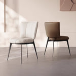 Casaconer | ダイニングチェア・レザー・チェアー・カフェ・おしゃれ・2脚/4脚セット・椅子・チェア・イス・北欧・ヴィンテージ・合皮・シンプル・ダイニングチェアー・ダイニング・椅子・リビング・在宅ワーク・業務用