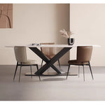 Casaconer | ダイニングチェア・レザー・チェアー・カフェ・おしゃれ・2脚/4脚セット・椅子・チェア・イス・北欧・ヴィンテージ・合皮・シンプル・ダイニングチェアー・ダイニング・椅子・リビング・在宅ワーク・業務用