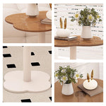 Casaconer | サイドテーブル・ガラス・セラミック・おしゃれ・北欧・モダン・韓国風・収納・寝室収納・収納ラック・リビング収納