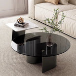 Casaconer | センターテーブル・ガラス・おしゃれ・モダン・北欧・韓国風・リビングテーブル・収納・リビング・幅40