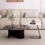 Casaconer | センターテーブル・ガラス・おしゃれ・モダン・北欧・韓国風・リビングテーブル・収納・リビング・幅40