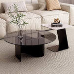 Casaconer | センターテーブル・ガラス・おしゃれ・モダン・北欧・韓国風・リビングテーブル・収納・リビング・幅40