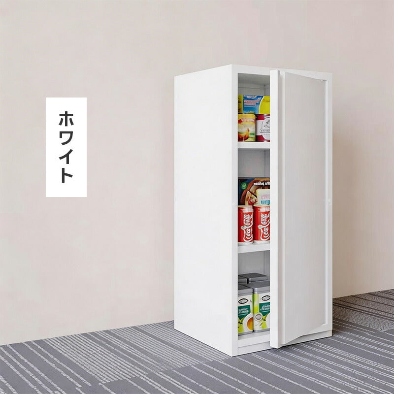 【5年保証】オフィス収納キャビネット 扉付き 収納棚 スリム 書類収納 キャビネット サイドキャビネット 省スペース 収納ラック 可動棚 リビング収納 在宅ワーク ホワイト