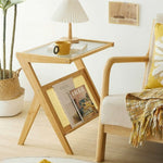 サイドテーブル,雑誌ラック,ソファサイドテーブル,ナイトテーブル,ナチュラル,リビング,寝室,ベッドルーム 