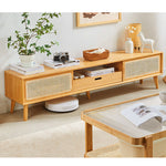 Casaconer | テレビボード・竹・ラタン・竹製・ナチュラル・北欧・収納付き・扉収納・160