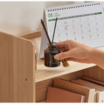 Casaconer | キャビネットキューブシェルフ・ボックスシェルフ・キューブボックス・ミニ・収納・ルーター・Sサイズ・竹製・本棚・什器・収納ボックス・棚・男前インテリア・ブックシェルフ・文庫本・文芸書・新書・冷蔵庫・CD・DVD・BD・ナチュラル・本棚