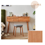Casaconer | ドレッサー・テーブル・メイクテーブル・カフェ・化粧台・デスク・おしゃれ・卓上・コンパクト・木製・木・幅80cm・省スペース・収納・スリム・鏡台・パソコンデスク・ワンルーム・一人暮らし・可愛い・北欧・ナチュラル・引き出し付き