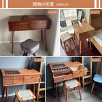 Casaconer | ドレッサー・テーブル・メイクテーブル・カフェ・化粧台・デスク・おしゃれ・卓上・コンパクト・木製・木・幅80cm・省スペース・収納・スリム・鏡台・パソコンデスク・ワンルーム・一人暮らし・可愛い・北欧・ナチュラル・引き出し付き