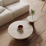 Casaconer | センターテーブル・ローテーブル・丸型・2個セット・北欧風・おしゃれ・リビング