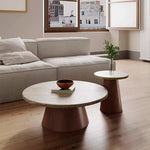 Casaconer | センターテーブル・ローテーブル・丸型・2個セット・北欧風・おしゃれ・リビング