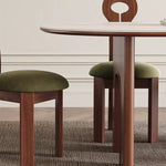 Casaconer | セラミックダイニングテーブル・白の天板・半円・無垢材脚・2人/4人/6人/8人掛け・おしゃれ・高さ75cm