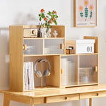 Casaconer | キャビネット卓上チェスト・竹・おしゃれ・ナチュラル・卓上収納ラック・収納・机上収納・収納ラック・収納棚