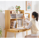 Casaconer | キャビネット卓上チェスト・竹・おしゃれ・ナチュラル・卓上収納ラック・収納・机上収納・収納ラック・収納棚
