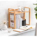 Casaconer | キャビネット卓上ラック・竹・おしゃれ・卓上収納ラック・収納・机上収納・収納ラック・収納棚