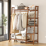 Casaconer | ハンガーラック・寝室・玄関・リビング・収納・幅86・奥行40・高さ160・3段