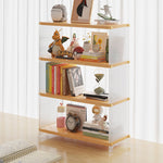 Casaconer | キャビネット卓上収納・竹制・化粧品収納・収納ボックス・卓上収納・化粧品収納ケース・小物収納・収納ケース・デスク収納・机上収納・リビング/寝室/テーブル/事務室・奥行15・3段