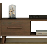 テレビ台,ローボード,TVボード,無垢材,引出し,収納 棚,ラック,1人暮らし,ブラウン,幅