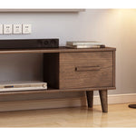 テレビ台,ローボード,TVボード,無垢材,引出し,収納 棚,ラック,1人暮らし,ブラウン,本棚