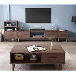 テレビ台,ローボード,TVボード,無垢材,引出し,収納 棚,ラック,1人暮らし,ブラウン,本棚