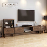 テレビ台,ローボード,TVボード,無垢材,引出し,収納 棚,ラック,1人暮らし,ブラウン