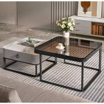 センターテーブル,リビングテーブル,ローテーブル,モダン,セラミック,リビング,おしゃれ,２個セット